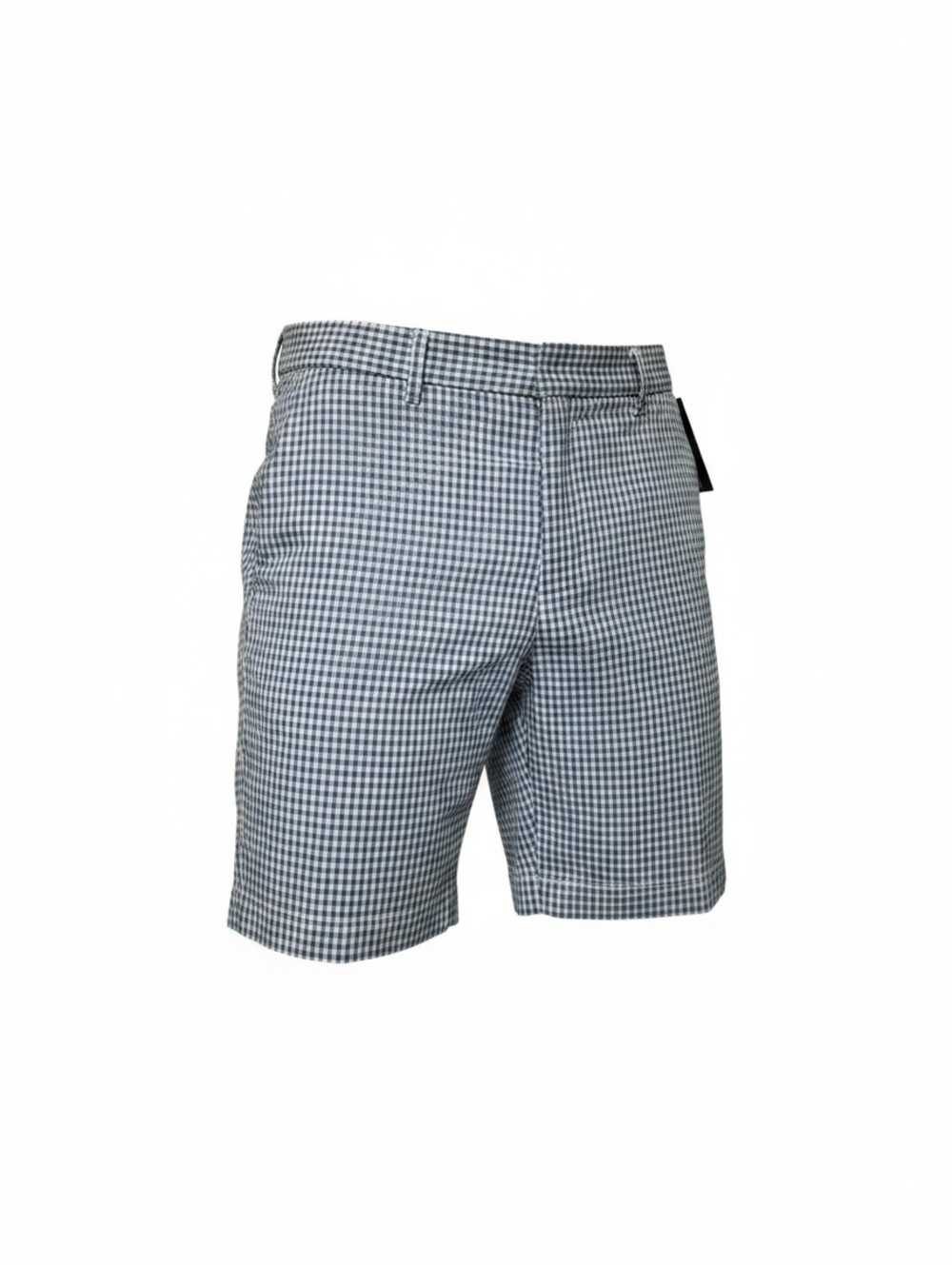 Men's Navy Gingham Performance Shorts